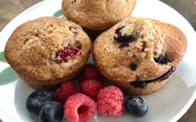 Sourdough Muffins with Fruit