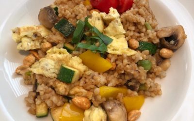 Vegetable Fried Rice with Miso