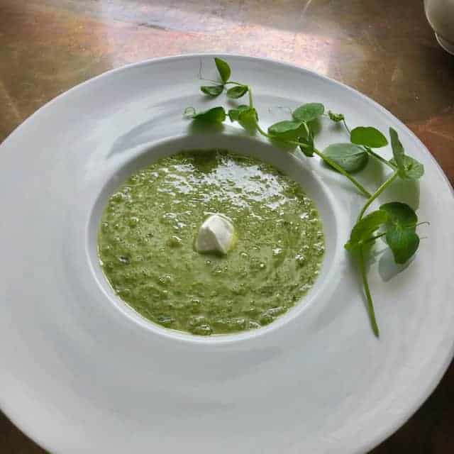 Fresh Spring Pea Soup