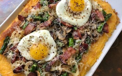 Polenta Breakfast Pizza