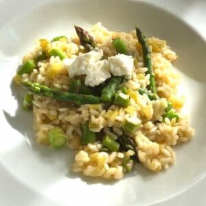 Risotto with Fresh Asparagus