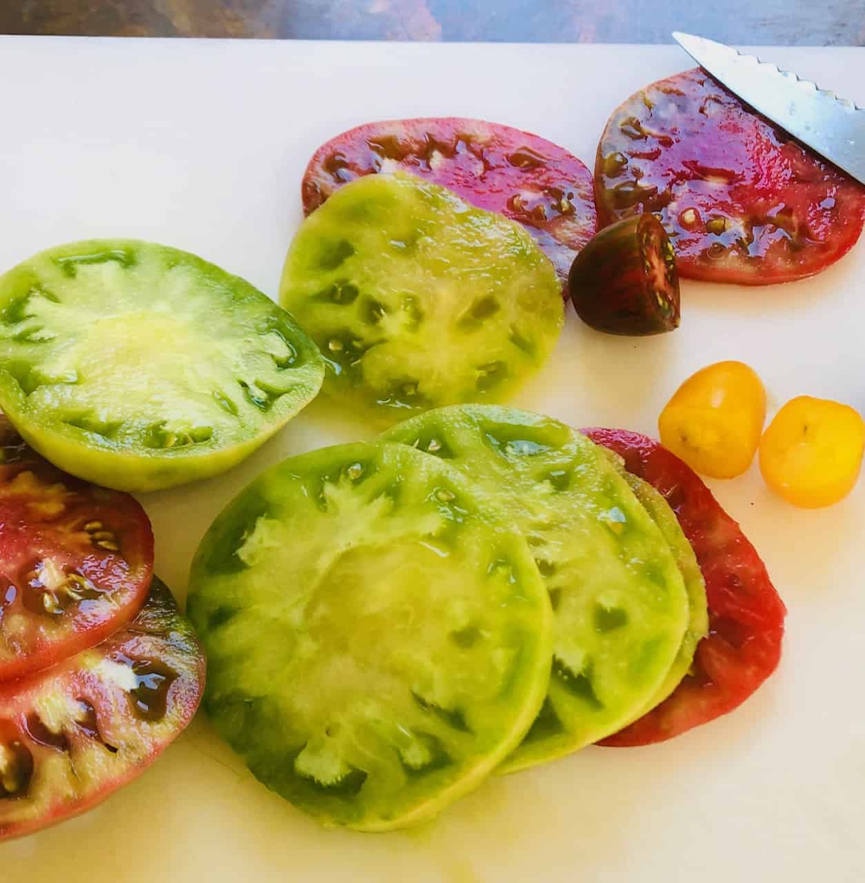 Sliced Heirlooms