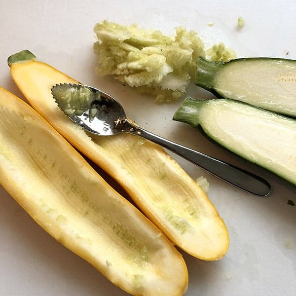 Scooped Zucchini