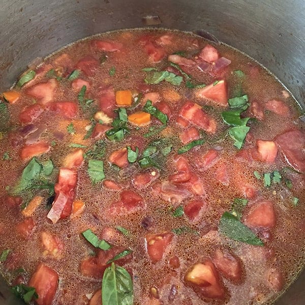 tomato soup pre-puree