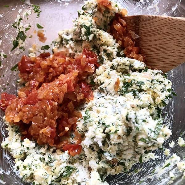 zucchini stuffing with ricotta