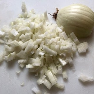 chopped onion