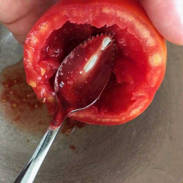 Scooped Tomato