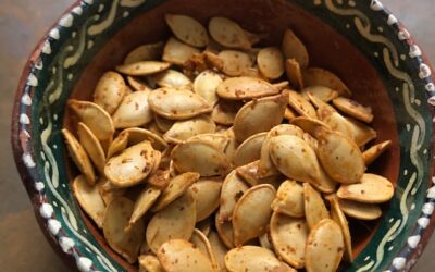 Spicy Toasted Squash Seeds