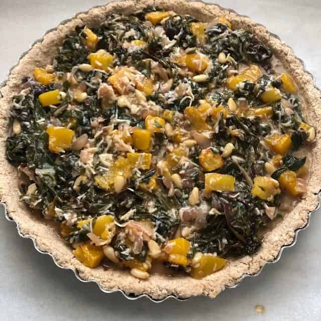 Butternut Squash Tart with Chard - Bonicelli Cooking Club