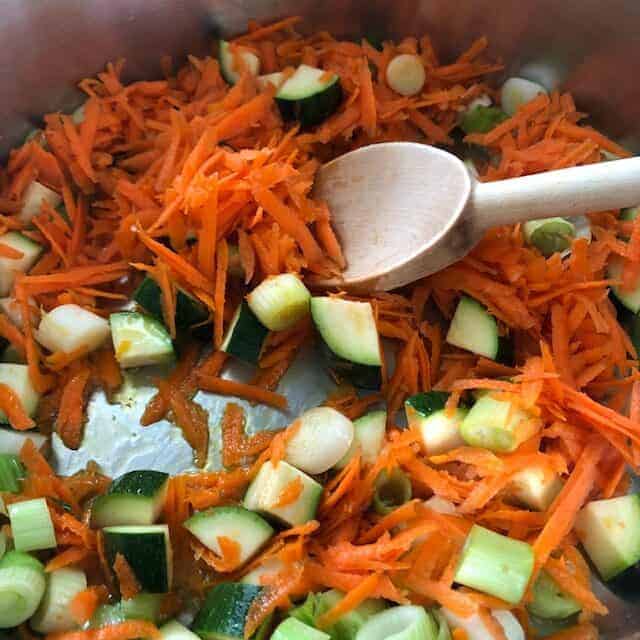 vegetables for fried rice