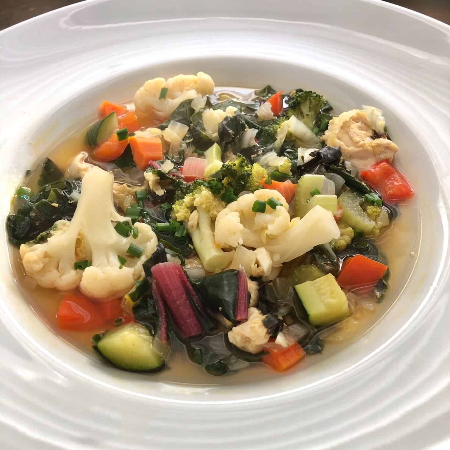 Veggie-Up Chicken Soup