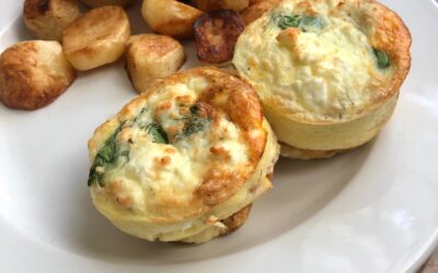 Spinach Tomato Frittata Cups