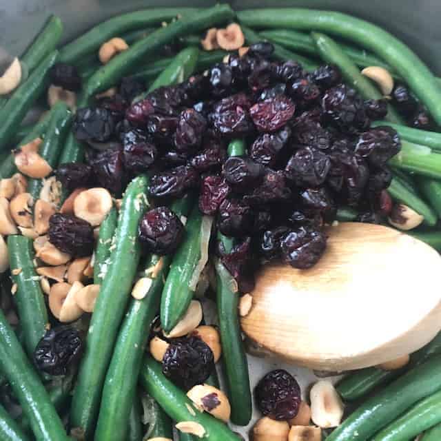 beans and cranberries