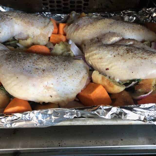 sourdough-chicken-in-oven