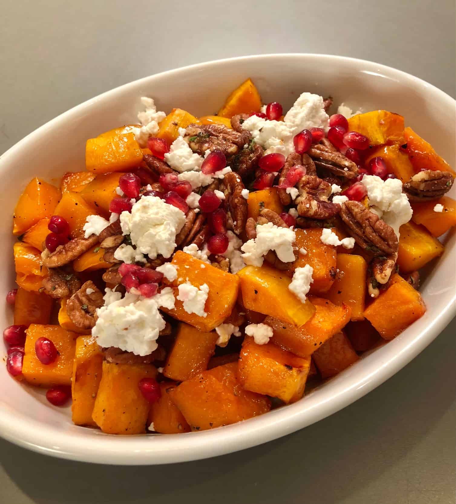 Maple Roasted Butternut Squash with Spiced Pecans, Feta, and ...