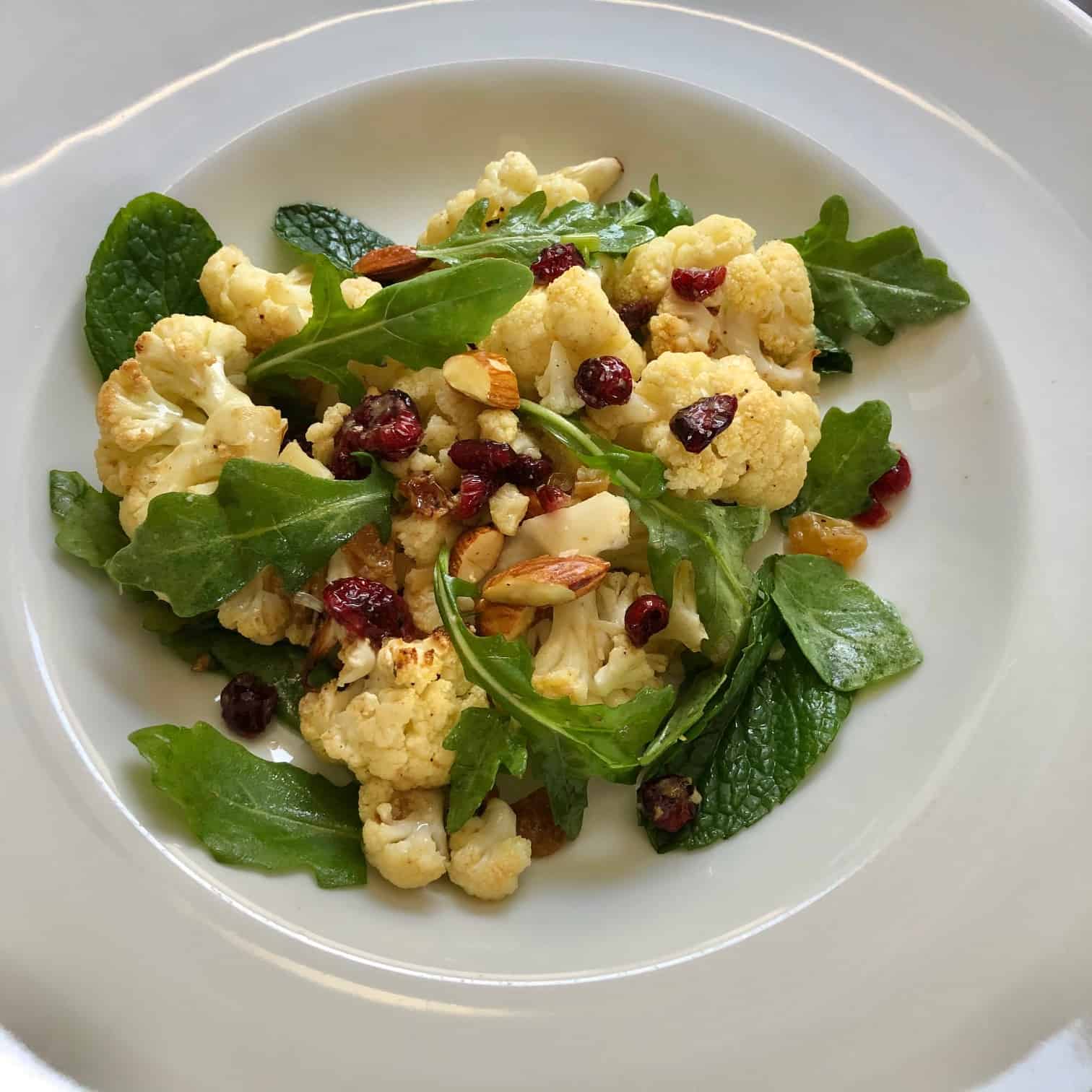 Warm Cauliflower Salad