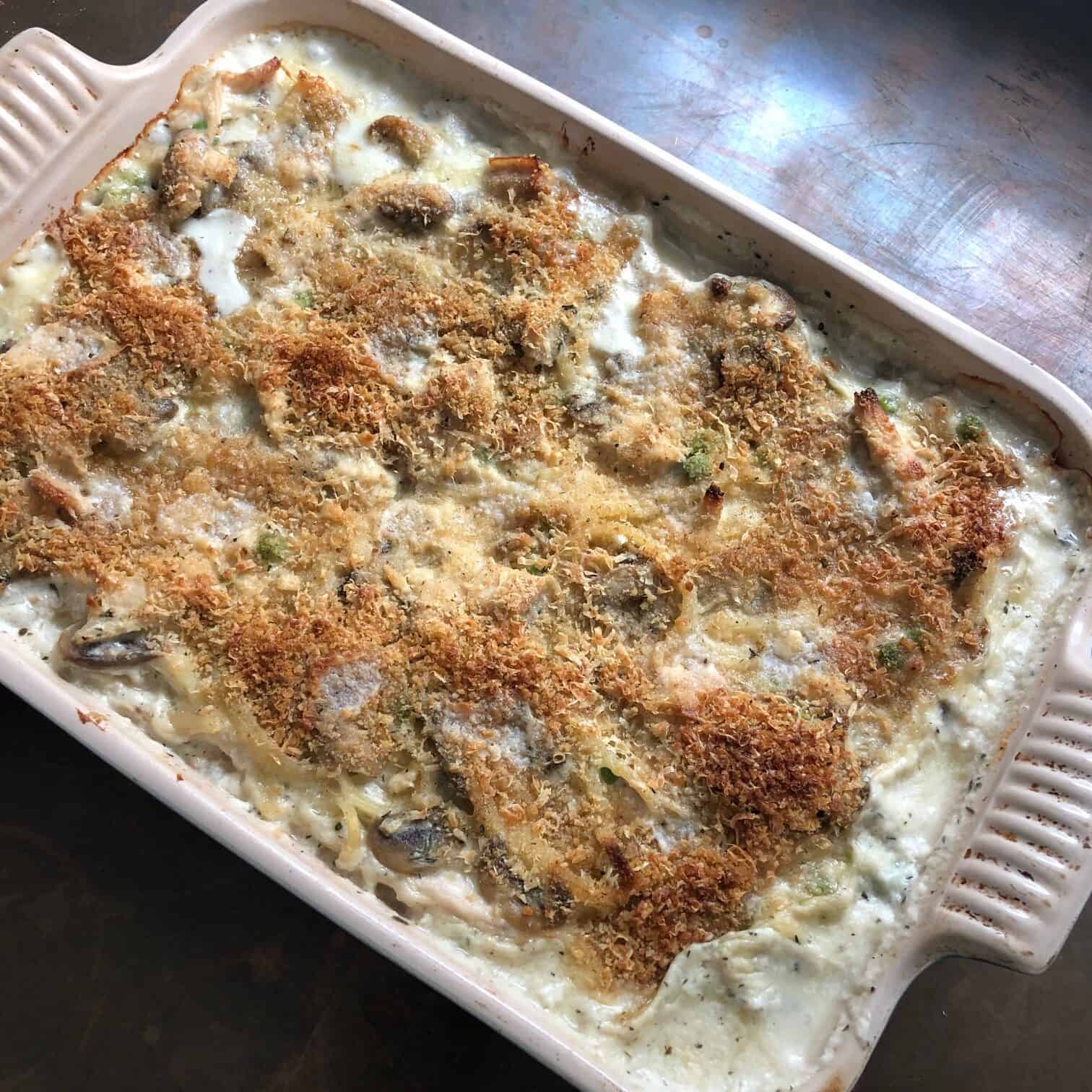 chicken tetrazzini casserole