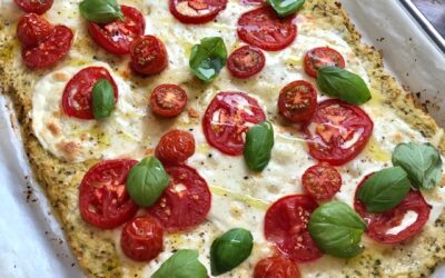 Cauliflower Crust Margherita Pizza