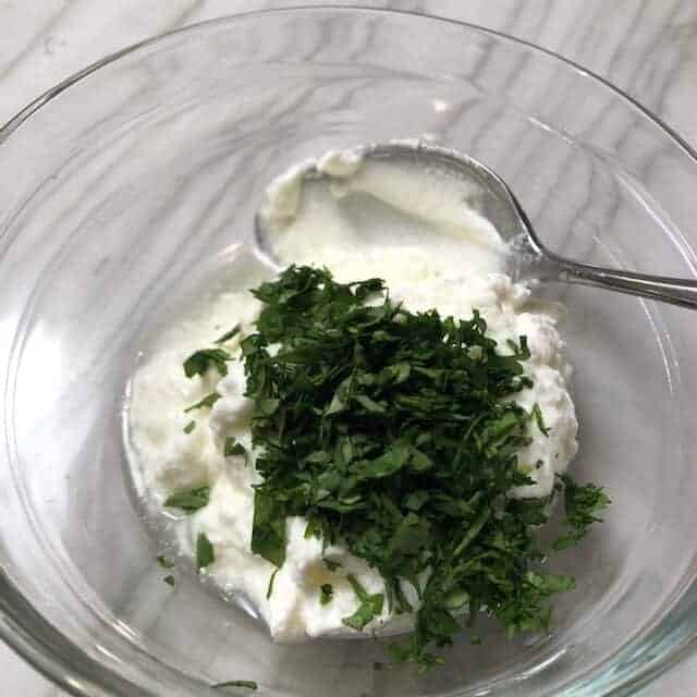 lime cilantro yogurt