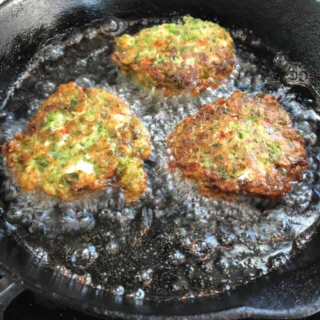 cakes frying