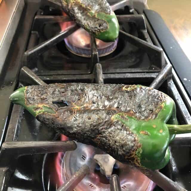 roasting poblano