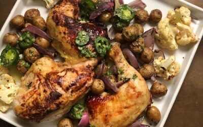 Roasted Chicken with Jalapeño Lime Vinaigrette