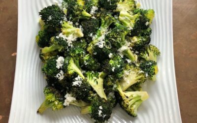 Roasted Broccoli with Lemon and Asiago