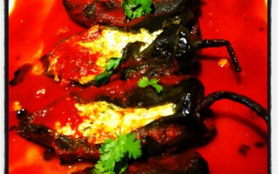 Fire Charred Chili Rellenos