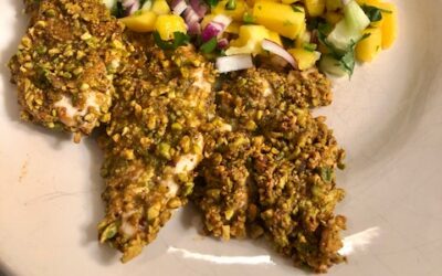 Pistachio Encrusted Chicken Breasts