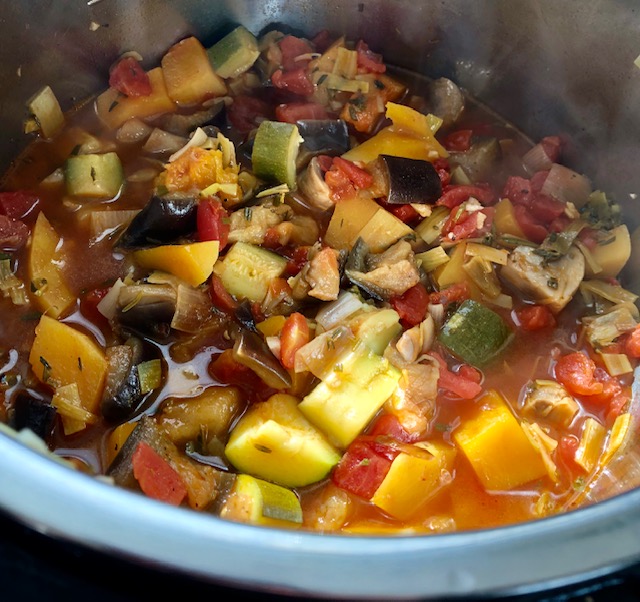 Instant Pot Vegetarian Cassoulet