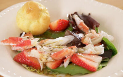 Strawberry Crab Salad with Poppyseed Dressing