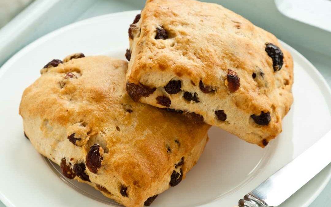 Sourdough-Discard Scones with Dried Fruit