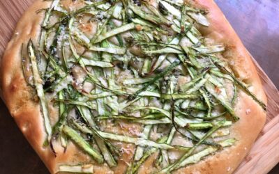 Shaved Asparagus Focaccia