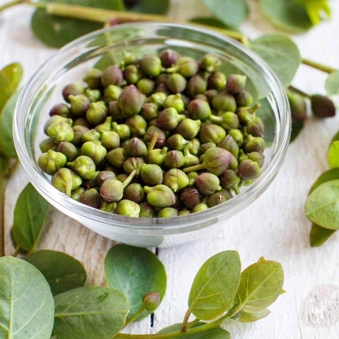 bowl of capers