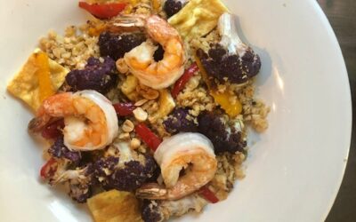 Cauliflower Fried Rice with Shrimp