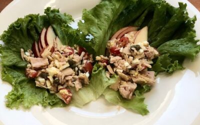 Tuna Salad Wraps with Apple