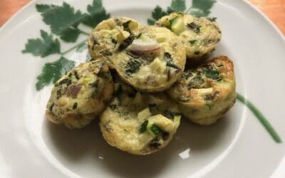 Zucchini Basil Quiche Gems