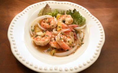 Marinated Shrimp with Orange, Onions, and Capers