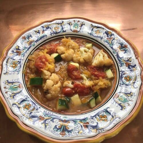 Roasted Vegetable Lentil Soup