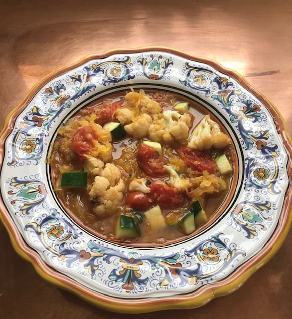 Roasted Vegetable Lentil Soup