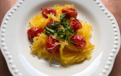 Tomato Basil Spaghetti Squash