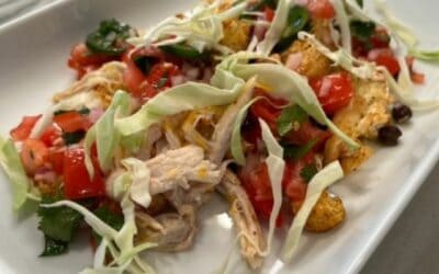 Cauliflower Chicken Nachos