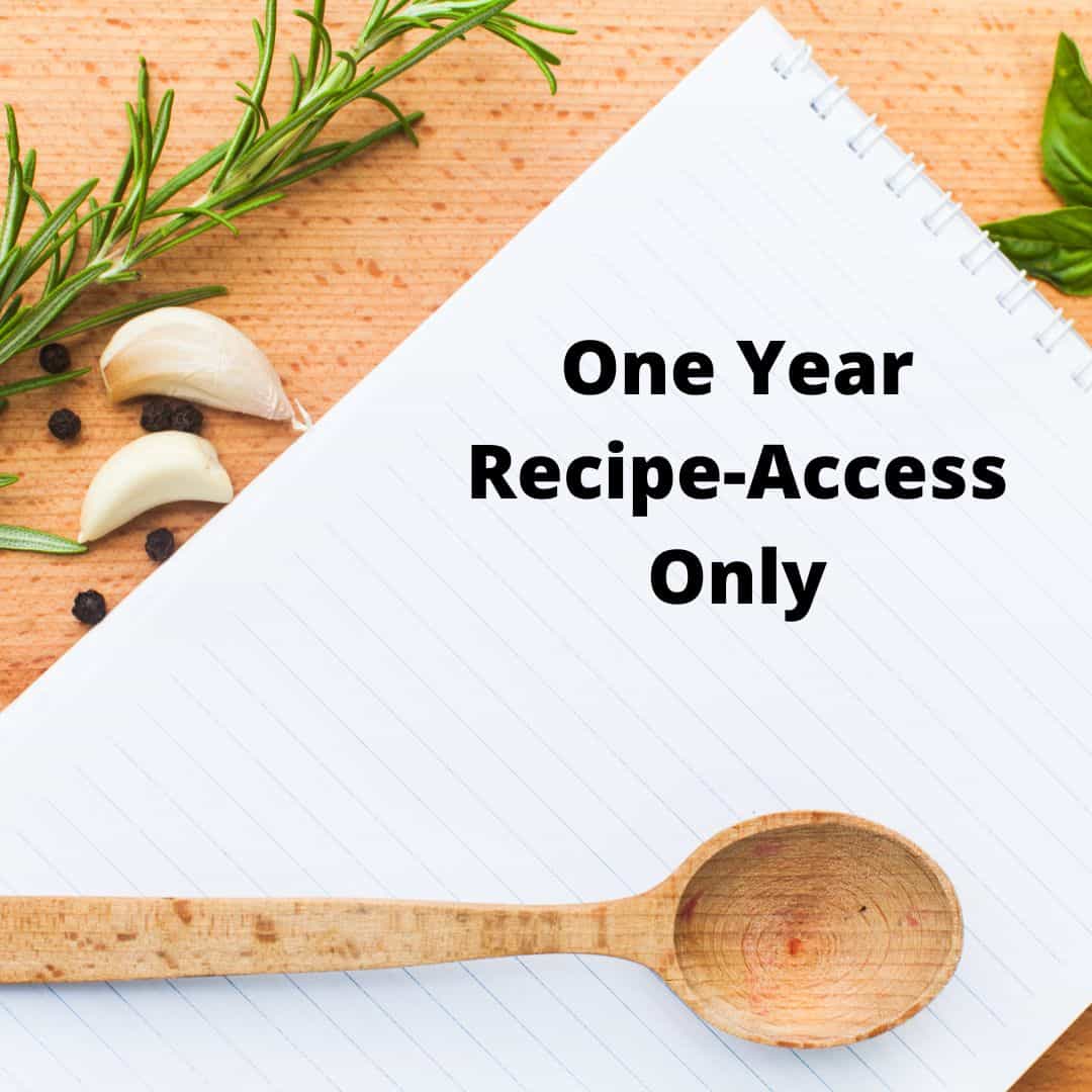 One Year Recipe-Access Only