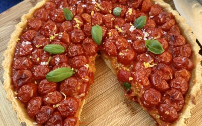 Summer Cherry Tomato Tart