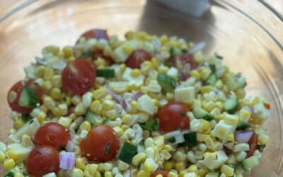 Mediterranean Corn and Tomato Salad
